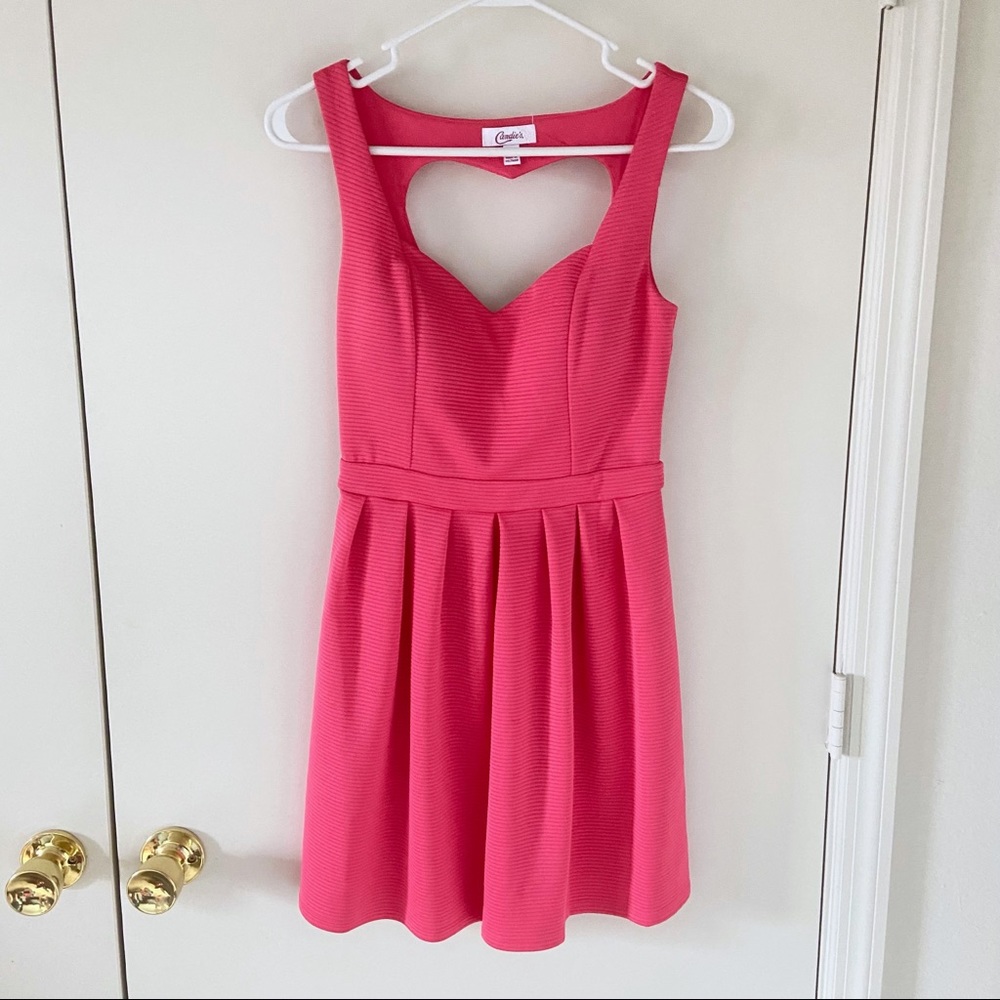 Candie's Dress with Open Heart Back Juniors Size S